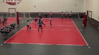 Volleyball Middle Hitter Transition Drill