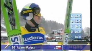 Małysz -151,5m Willingen 2001(German commentary)