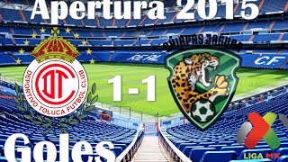 Toluca vs Chiapas 1-1 Apertura 2015 [Goles] Liga Mx [Jornada 9]