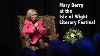 Mary Berry at the Isle of Wight Literary Festival