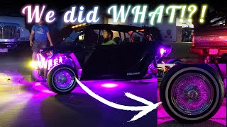 RZR Turbo S Slammed on Wires: What, Where, & Why - UNIQUES Lowrider Show "Sunday Funday"