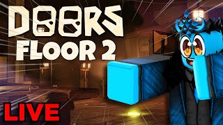 Playing Doors Floor 2 WITH YOU GUYS!🔴LIVE🔴