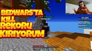 BEDWARS'TA KILL REKORU KIRMAK-!!!minecraft craftrise