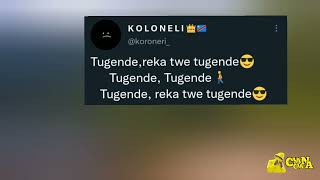 Mr. K agame - Tugende  ft. Dj Marnoud ( Tweet lyrics video)