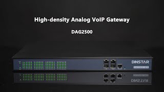 The Highest density Analog VoIP Gateway in 1U Size