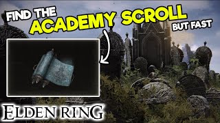 How to get the ACADEMY SCROLL in Elden Ring - Socery Unlocked - Great + Swift Glinstone Shard