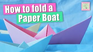 Paper Boat - How to fold a paper ship