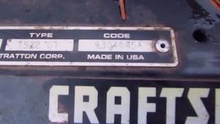 How to decipher Briggs & Stratton model and code numbers