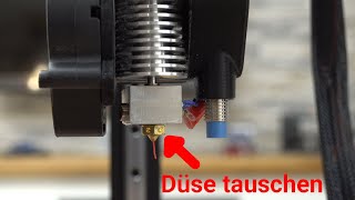 Düse tauschen - 3D Drucker - DeltiQ XL Trilab