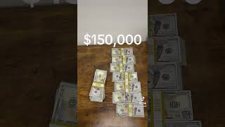 $150,000 Money Count - Billionaire Lifestyle