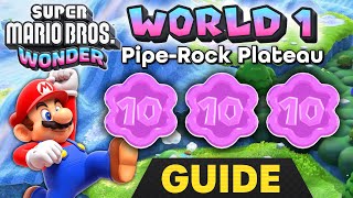 Super Mario Bros. Wonder | WORLD 1 Purple Coin Guide