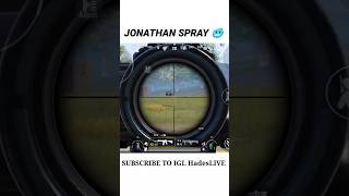 JONATHAN SPRAY M416+6x 🥵 #shorts #bgmi