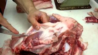 Butchering for Pork Cheeks