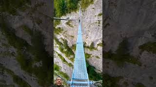 Jembatan gantung tertinggi di dunia#shorts#travel#views