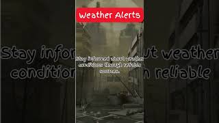 Weather Alerts: Prepping Tips For Beginners  #preppingforbeginners  #prepping #shtf