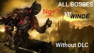 Dark Souls 3 All Bosses (NG+7 With cutscenes without DLC)