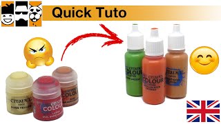 🇬🇧 Quick Tutorial: Changing Games Workshop Paint Pots! ( Save Money & Time! )