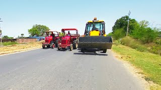 Jcb 3dx Loading Mud Tractor Stuck in Muddy Area | Jcb backhoes Tractor  Video