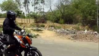 KTM Duke 200 braking