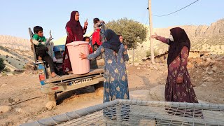 "Afsana's meeting with the second wife in the village: discussions about the past and the future"