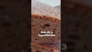 #shorts  Receita de BOLO DE 3 INGREDIENTES | Bolo de chocolate