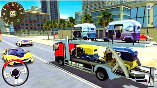 Modern Rickshaw Transporter Driving Game - Cargo Tuk Tuk Truck Simulator - Best Android GamePlay #2