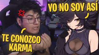 KARMA CONFRONTA A LOCO ENVIANDOLE AUDIOS 💀