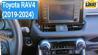 Toyota RAV4 (2019-2024) Radio removal and installation