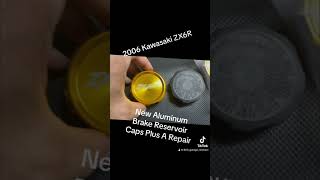 2006 Kawasaki ZX6R Brake War Reservoir ￼Aluminum Replacement & Fix The Leak Motorcycle 🏍️