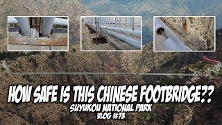 Is that Chinese footbridge really safe?! - Helan Mountains Forest Park | Travel Vlog #73