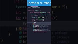 Factorial Number in 1 Minute