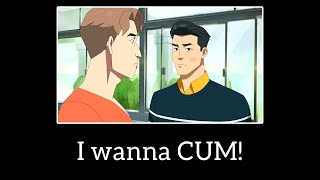 INVINCIBLE HORNY. Mark out of context