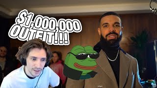 xQc reacts to How Much is Your Outfit? Feat. Drake