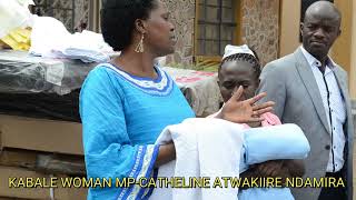 KABALE WOMAN MP-CATHELINE ATWAKIIRE NDAMIRA DELIVERS BEDS AND OTHER MEDICAL EQUIPMENT TO KABALE