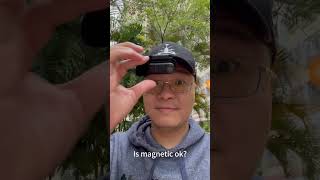 Is magnetic ok? Hawkeye thumb cam 2 #actioncamera #insta360go3