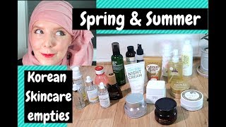 Korean Skincare empties 2018- Spring and Summer- Buy or Cry