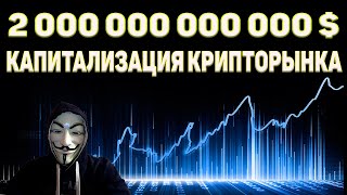 🔥🔥🔥 НОВЫЙ РЕКОРД! КАПИТАЛИЗАЦИЯ КРИПТОРЫНКА ВЫРАСТЕТ ДО 2 000 000 000 000 $ // БИТКОИН - 50 000$ 🚀🚀🚀