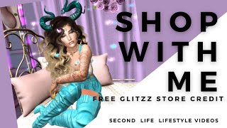 Second Life  l  GLITZZ shop - try on haul  l  Sandra8675