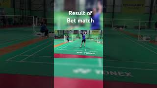 Bet match with senior #shorts #shortsviral #viral #viralshorts #badminton #trend #athlete