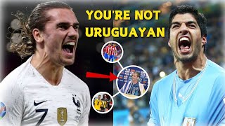 Why Luis Suarez told Griezmann to stop pretending to be Uruguayan?