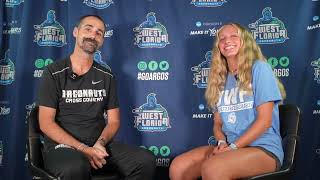 UWF Cross Country - Cooling Down With Coach - Coach Caleb Carmichael and Sydney Orth