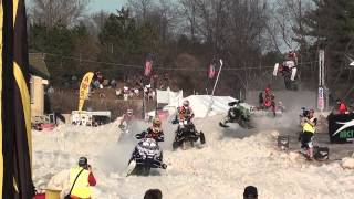 Big Crash At Lake Geneva Snowcross