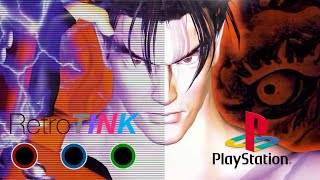 Retrotink 5X Pro and PlayStation -Scanlines PVM-600 Mask-  Comparison 4K