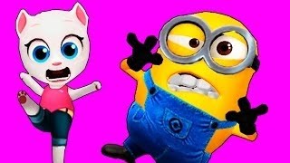 Talking Tom Gold Run vs Despicable Me: Minion Rush Starfish Android iPhone iPad Gameplay