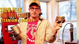 The Snow Peak Mini Solo Combo Titanium Cookset