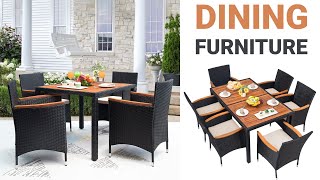 Devoko Dining 7 Pieces Furniture for Indoor and Outdoor