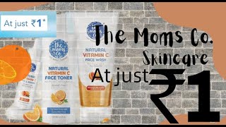 THE MOMS CO PRODUCTS AT JUST RS.1??? | TAMIL | SKINCARE PRODUCTS  #bhfyp #themomsco #skincare