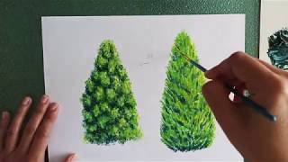 PINTANDO LA NATURALEZA-  ÁRBOLES