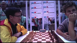 Magnus Carlsen (2832) vs Liem Le ( 2741) - FIDE Chess Olympiad 2024 - Round 8