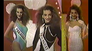 MISS HISPANIDAD 1990 - AYESA FRUTOS - PARAGUAY